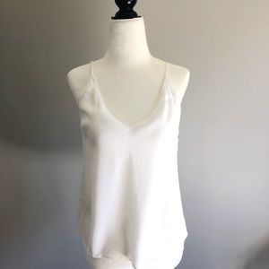 Wilfred Free White Tank 100% Rayon